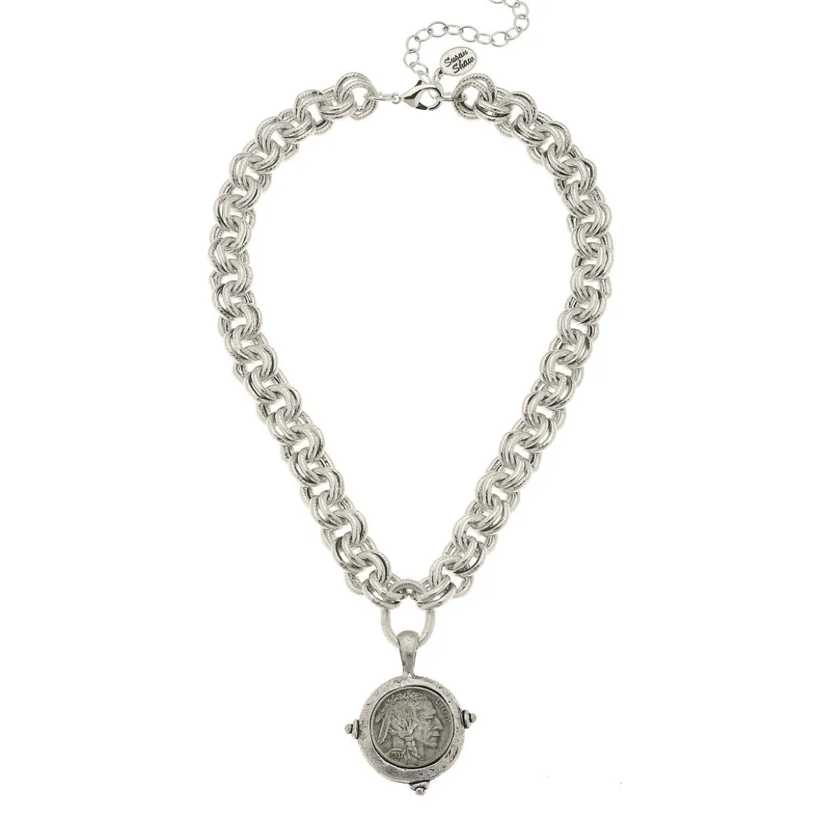 American Indian Head Nickel Necklace