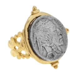 American Indian Nickel Ring