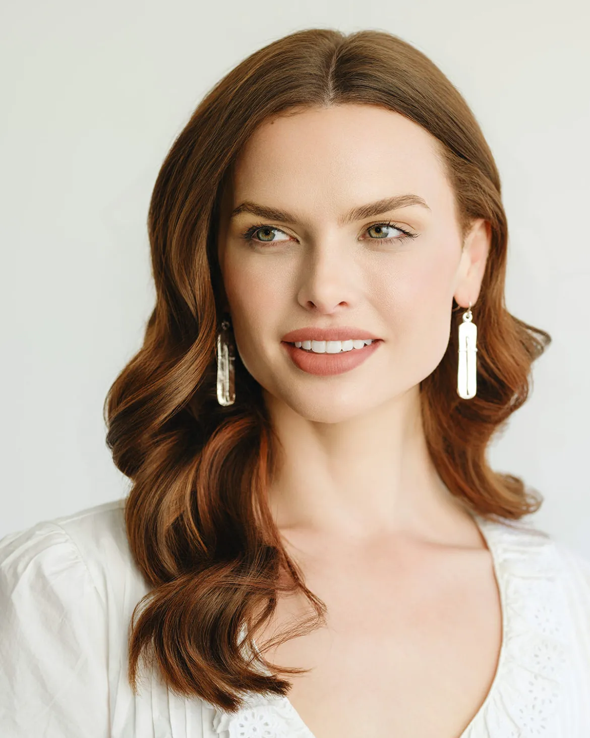 Bar Cross Earrings