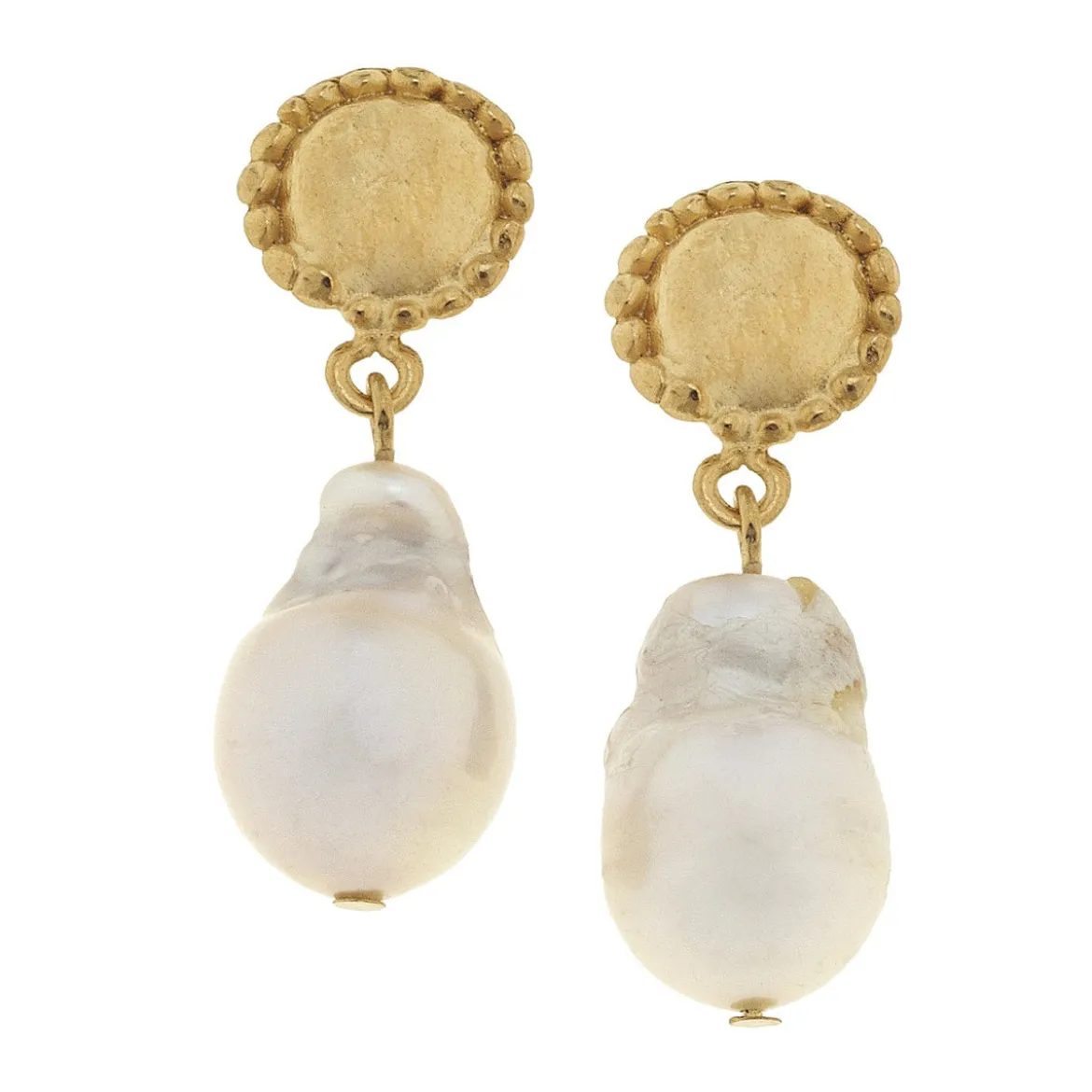 Baroque Pearl Post Earrings