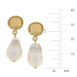 Baroque Pearl Post Earrings