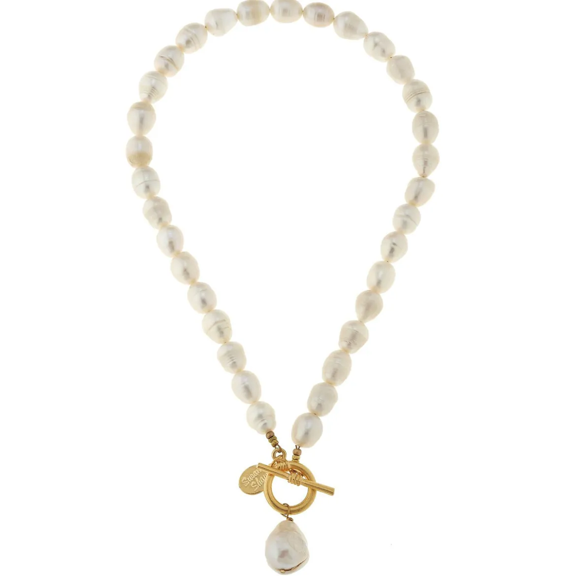 Baroque Pearl Toggle Pearl Necklace