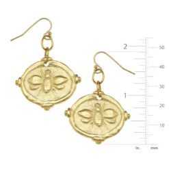 Bee Intaglio Earrings