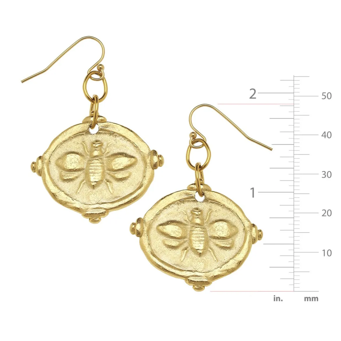 Bee Intaglio Earrings