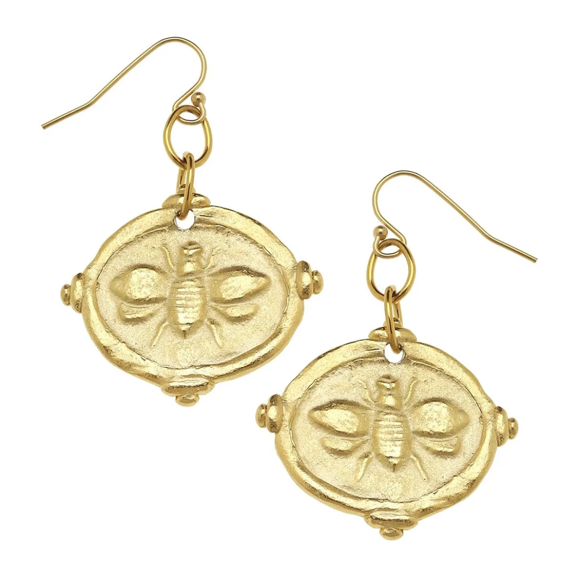 Bee Intaglio Earrings