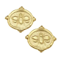 Bee Intaglio Studs