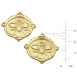 Bee Intaglio Studs