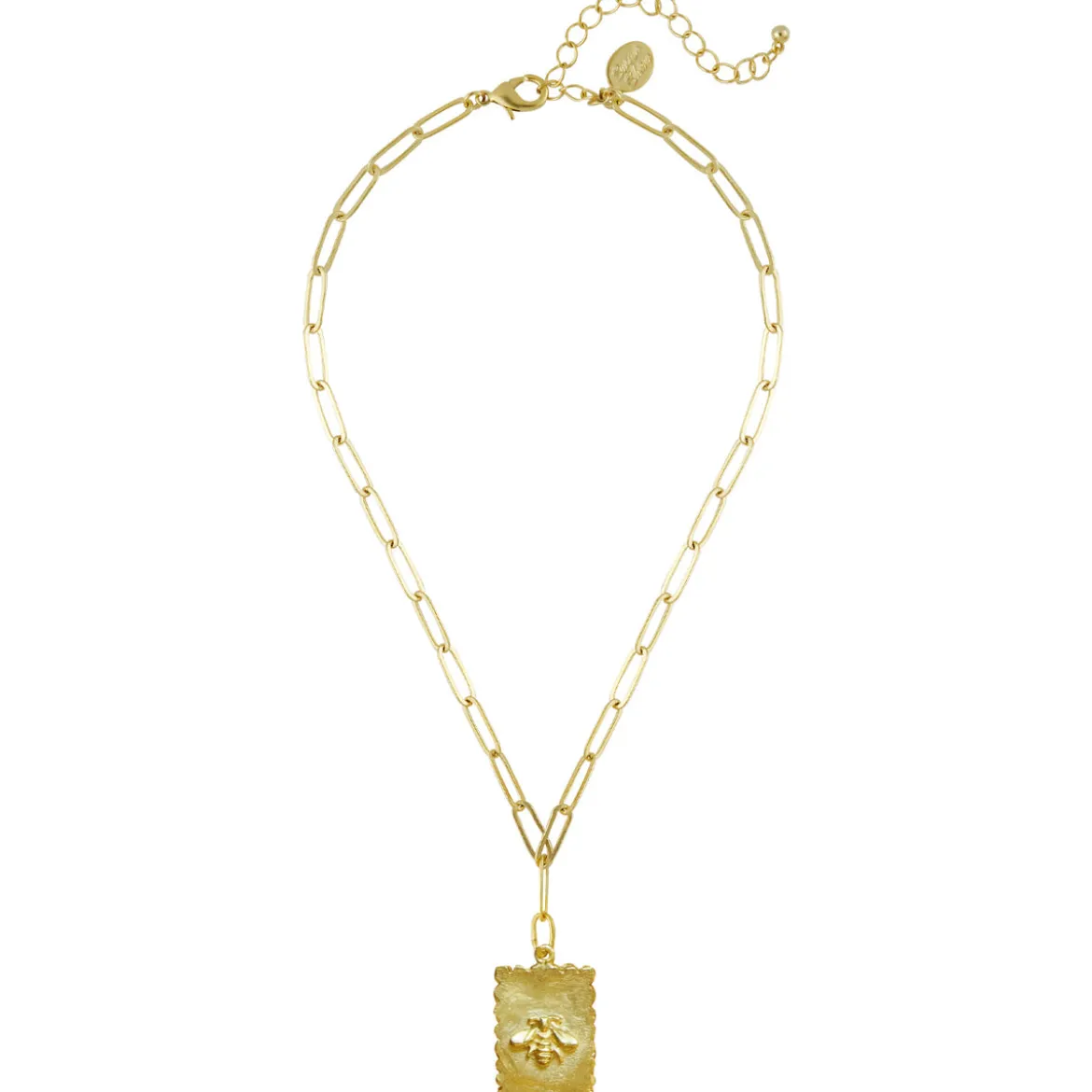 Bee Stamp Necklace