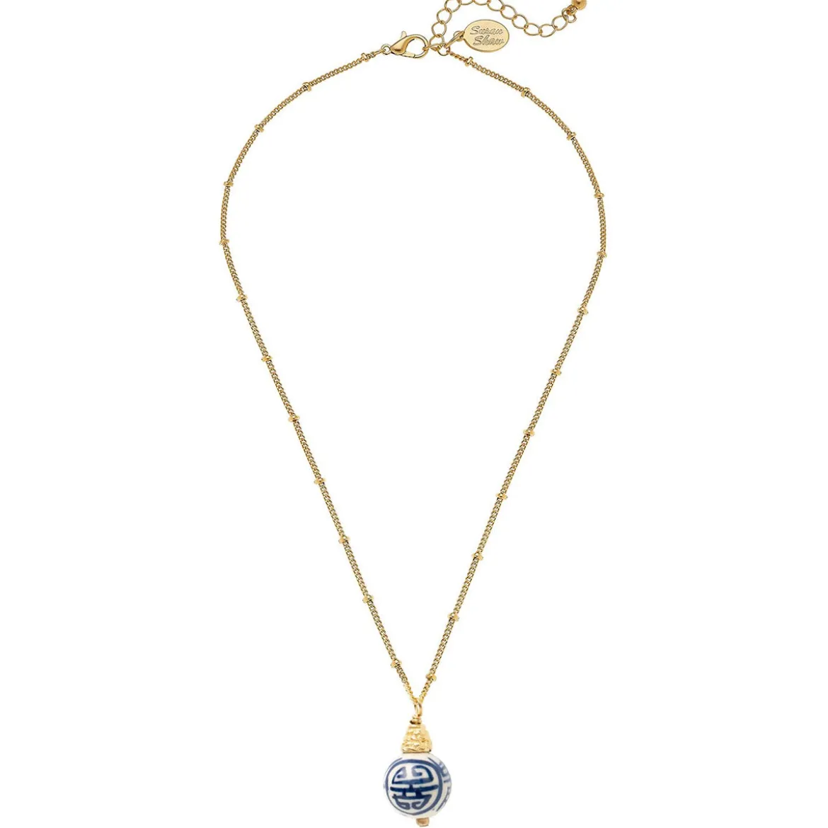Blue & White Dainty Necklace