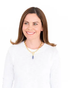 Blue & White Ginger Jar Toggle Necklace