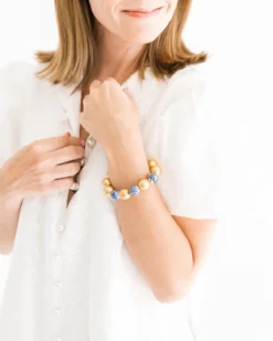 Blue & White Mini Margaret Bracelet