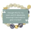 Blue & White Turquoise Stretch Bracelet