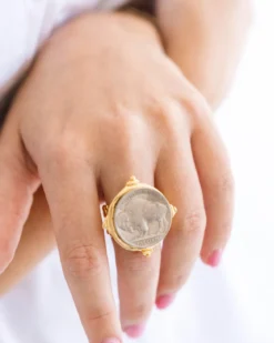 Buffalo Nickel Ring