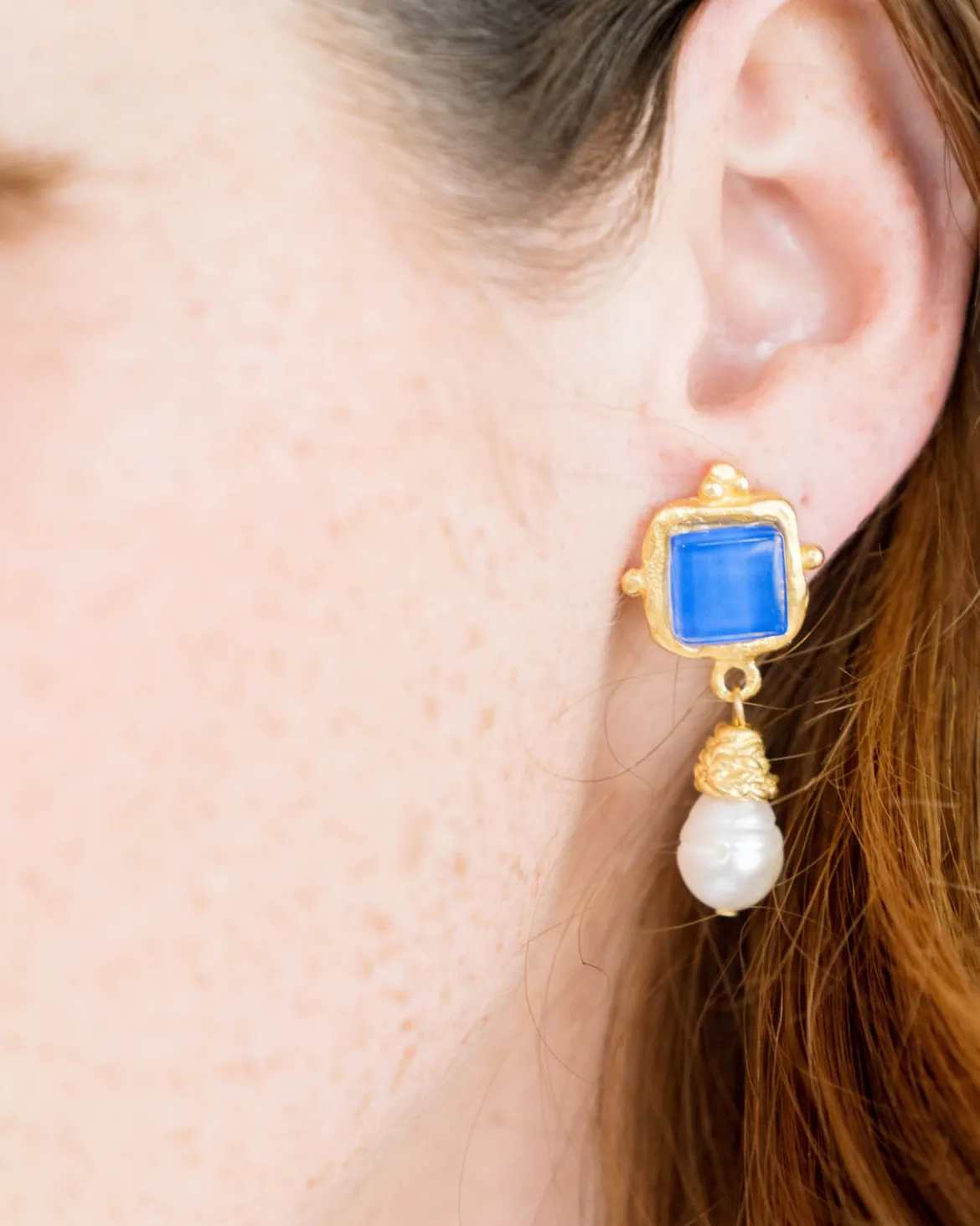 Charlotte Pearl Drop Earrings