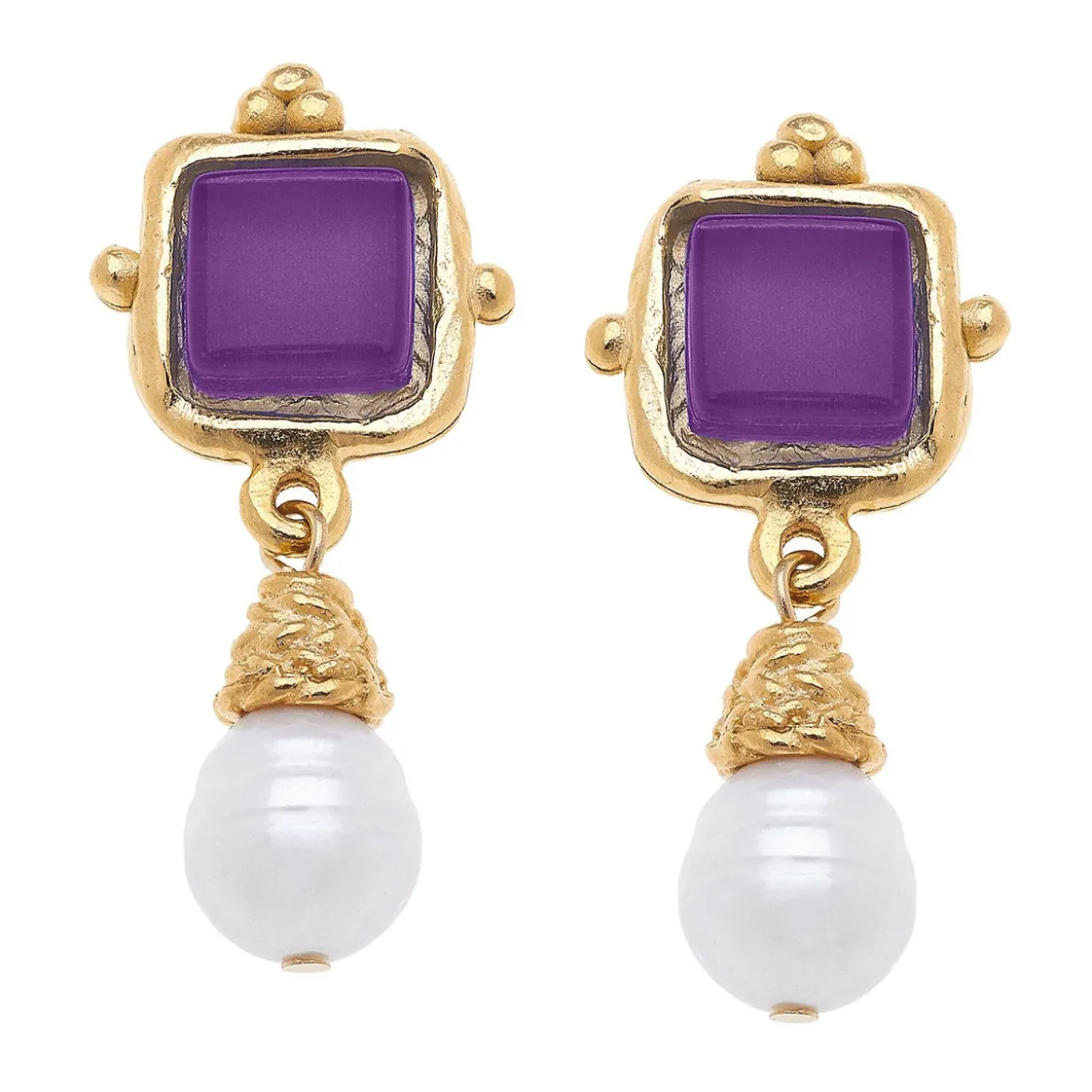 Charlotte Pearl Drop Earrings