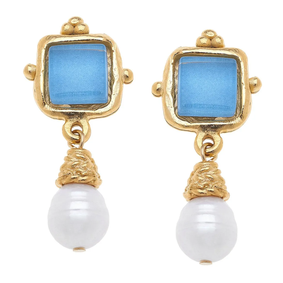 Charlotte Pearl Drop Earrings