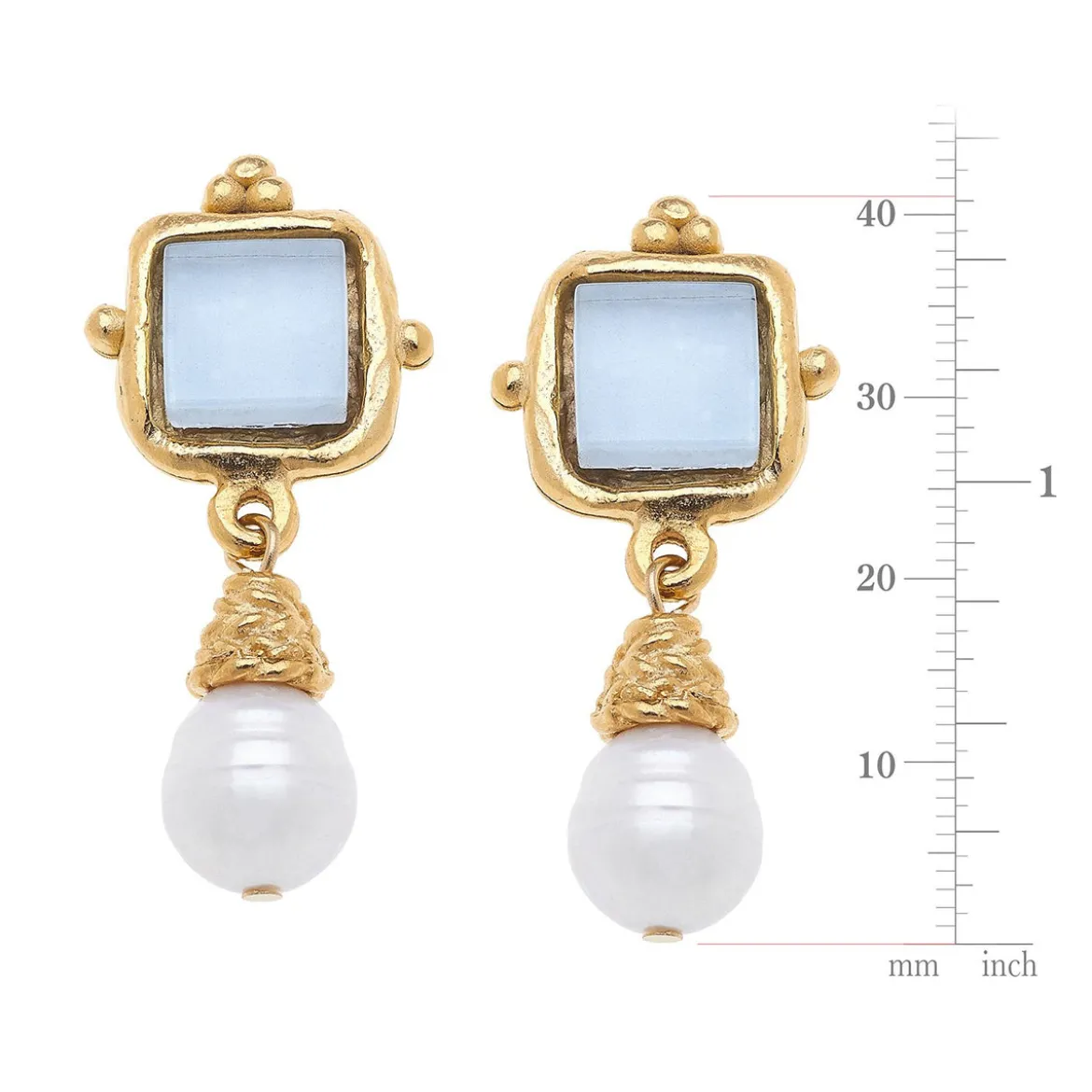 Charlotte Pearl Drop Earrings