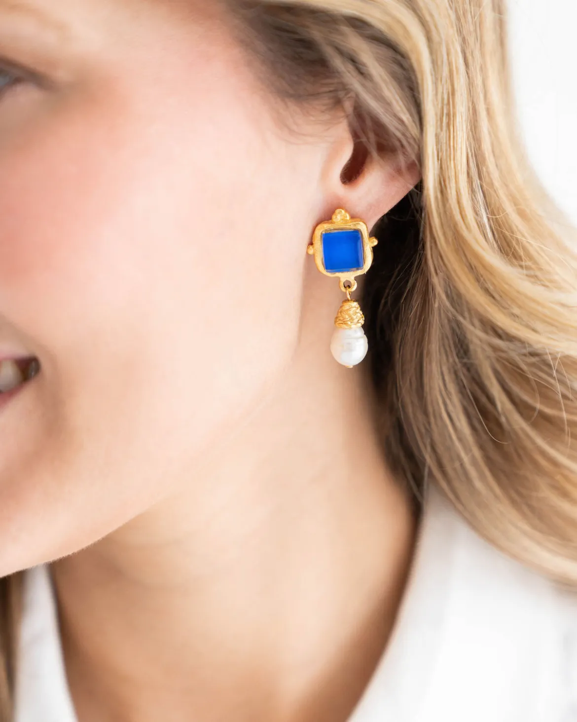 Charlotte Pearl Drop Earrings