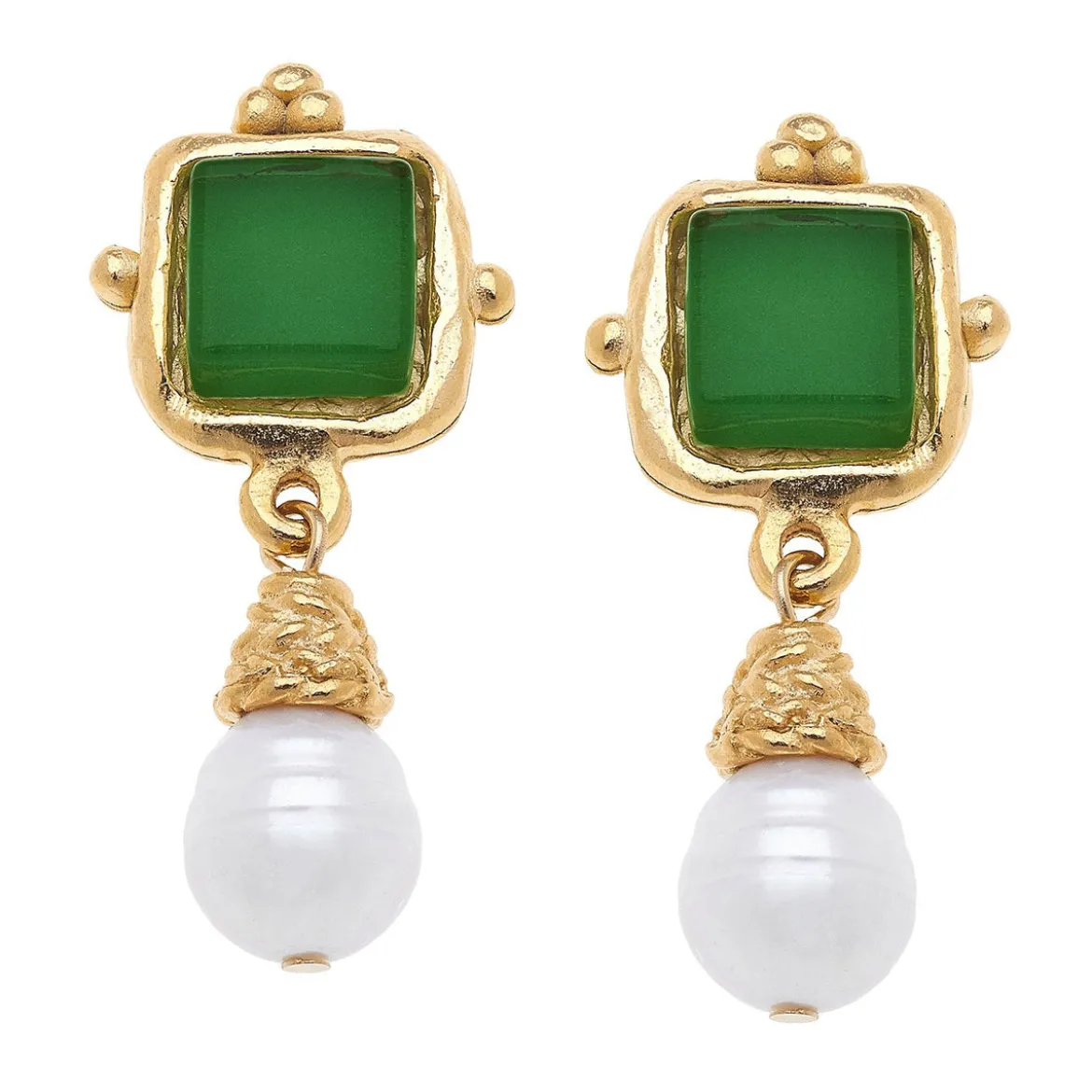 Charlotte Pearl Drop Earrings
