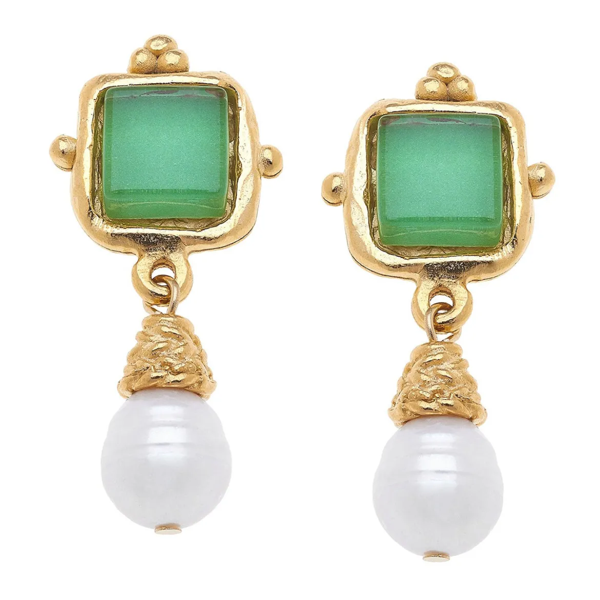 Charlotte Pearl Drop Earrings