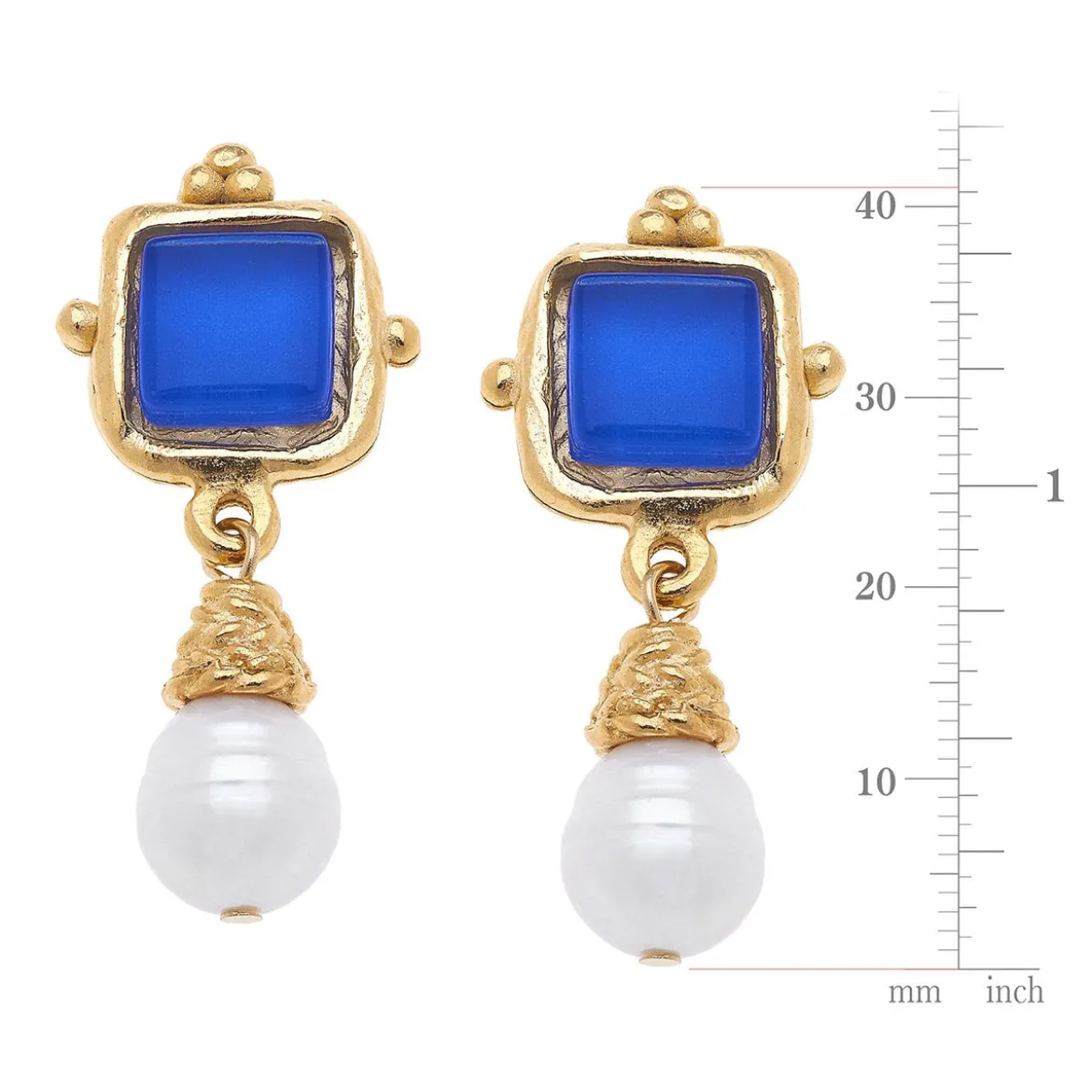 Charlotte Pearl Drop Earrings