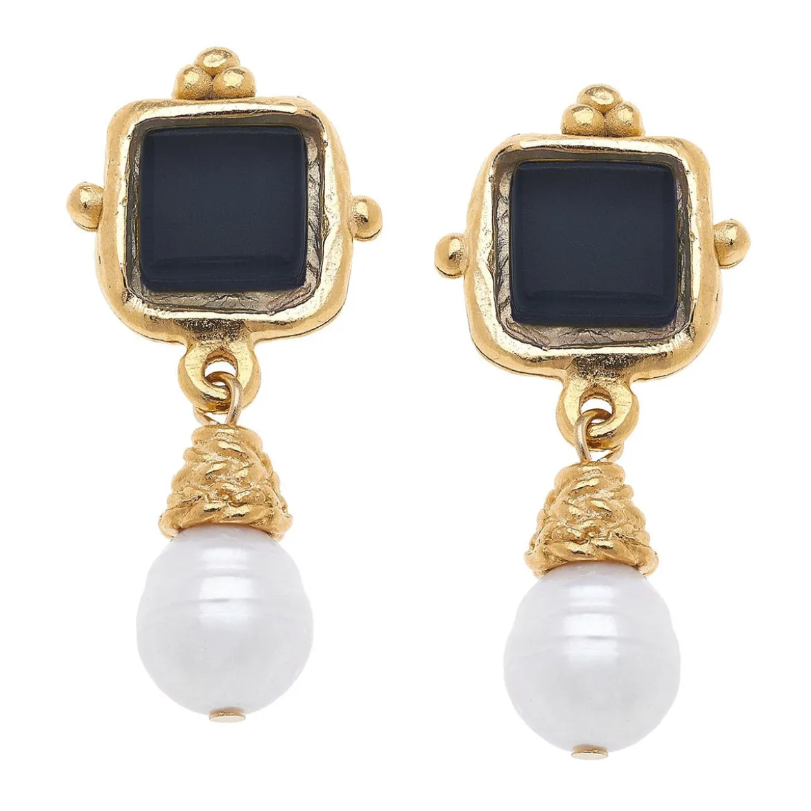 Charlotte Pearl Drop Earrings
