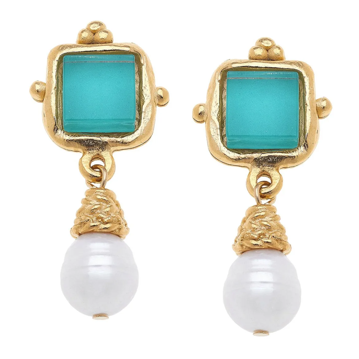 Charlotte Pearl Drop Earrings