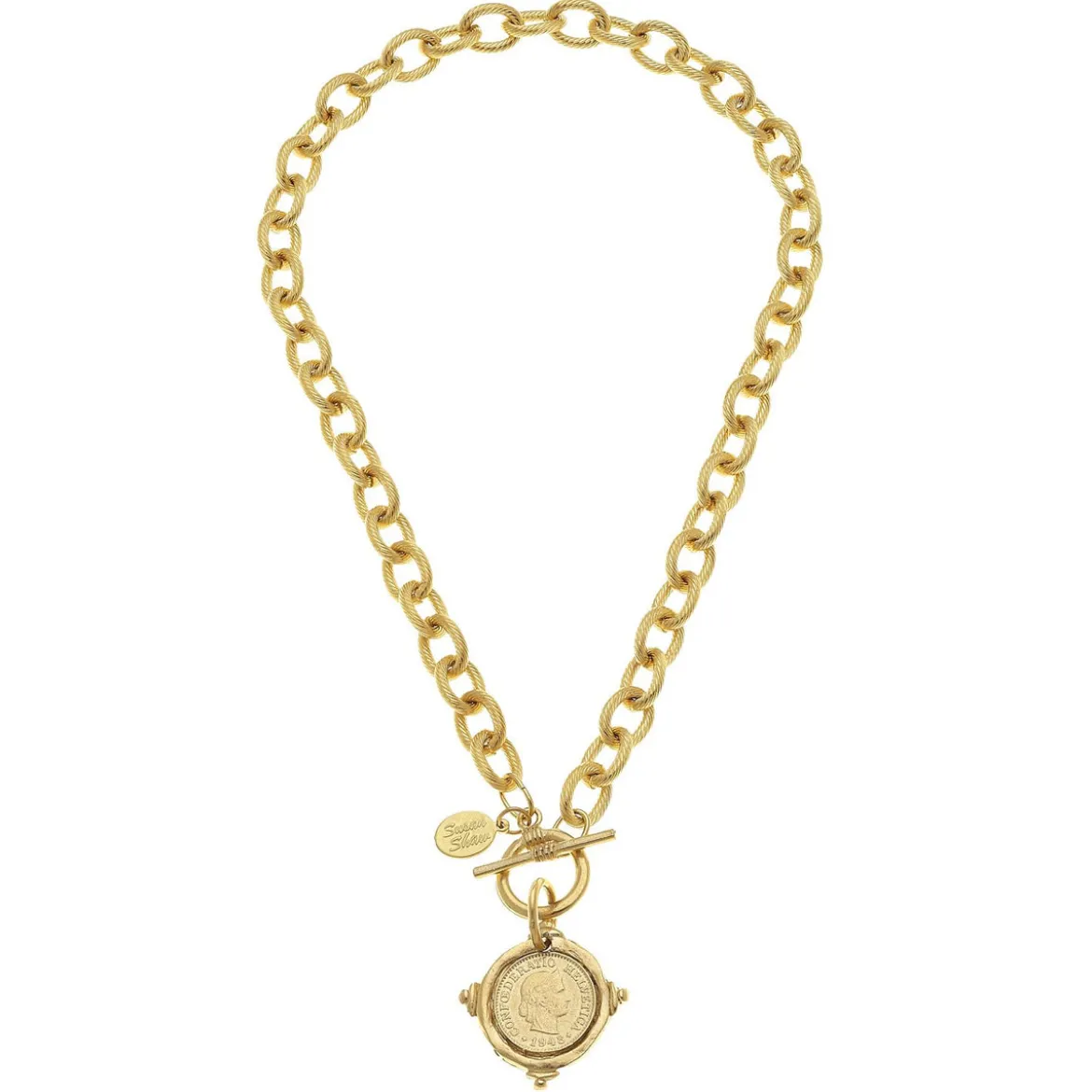 Coin Toggle Necklace