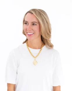 Cross Intaglio Necklace