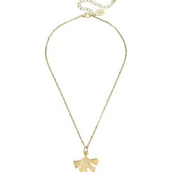 Dainty Ginkgo Necklace