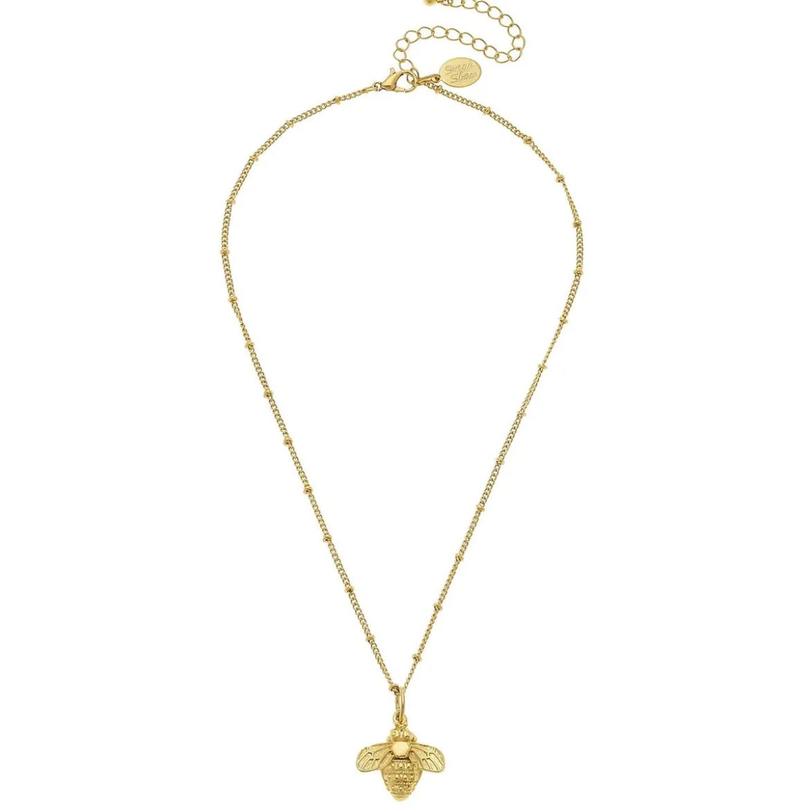Dainty Honey Bee Necklace