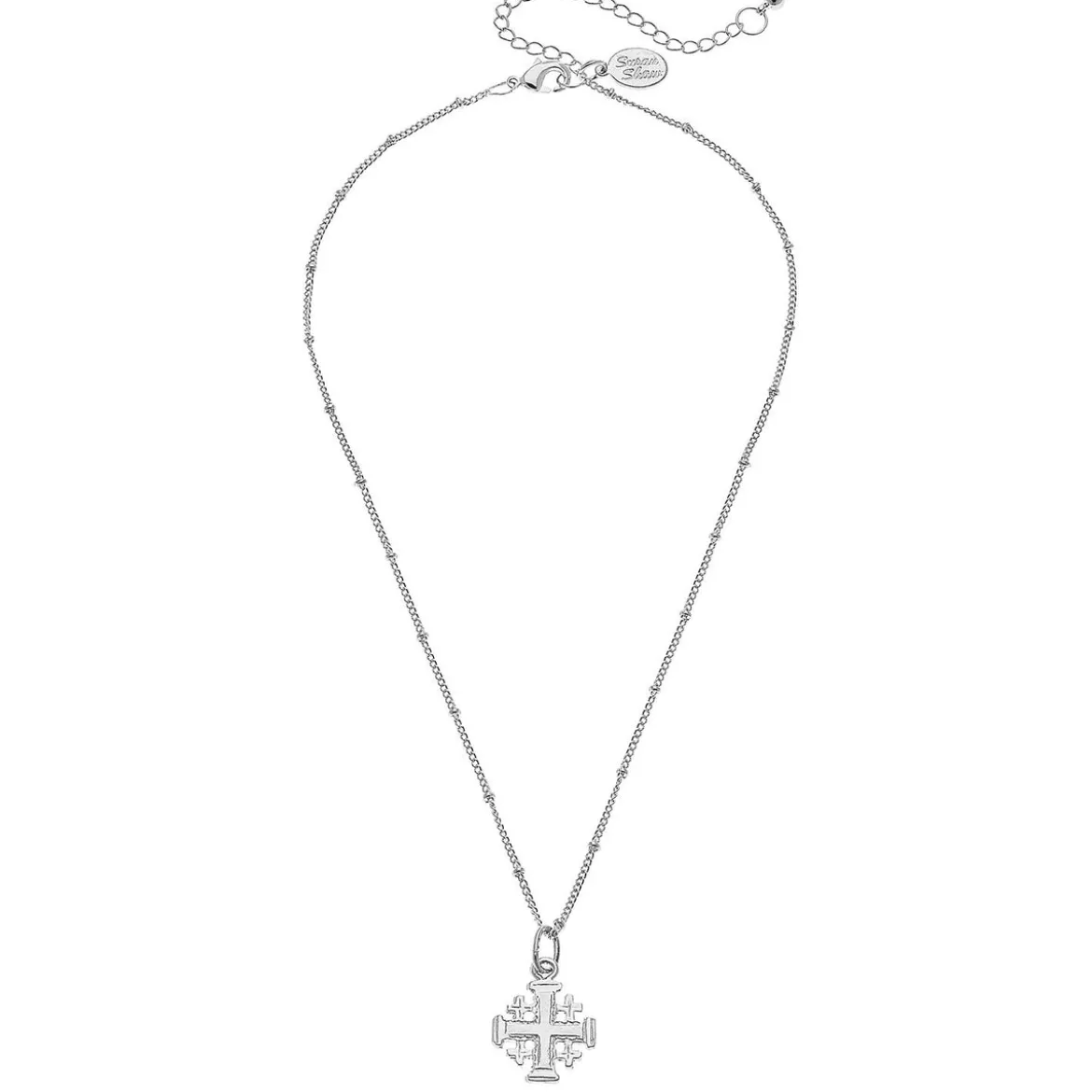 Dainty Jerusalem Cross Necklace