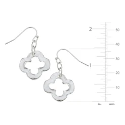 Dainty Open Clover Earrings