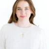 Dainty Tall Cross Necklace
