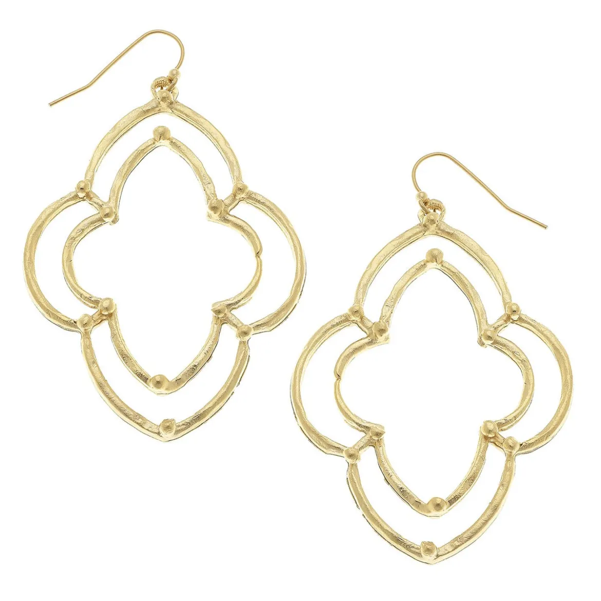 Dotted Scallop Earrings