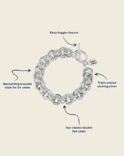 Double Link Chain Bracelet