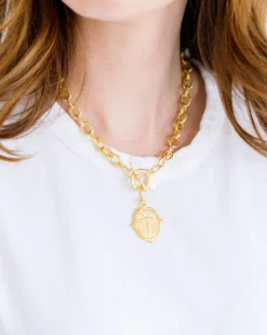 Dragonfly Toggle Necklace