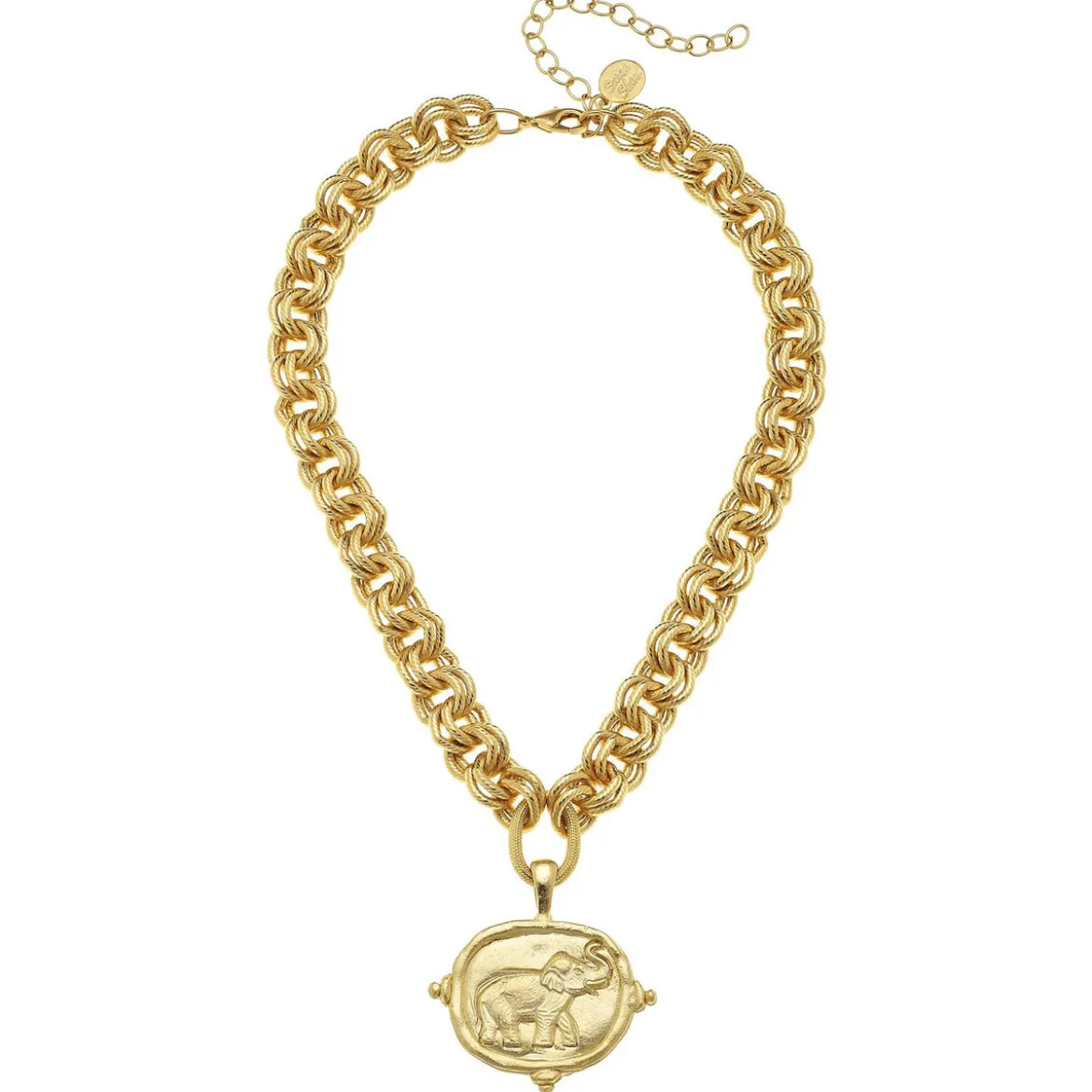 Elephant Intaglio Necklace