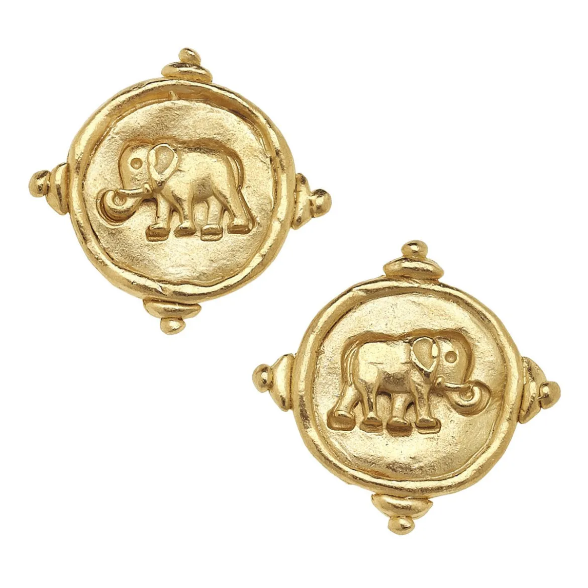 Elephant Intaglio Studs