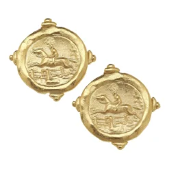 Equestrian Intaglio Studs