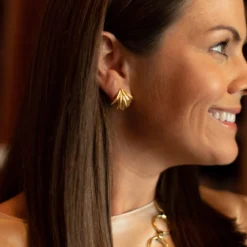Feather Cuff Studs