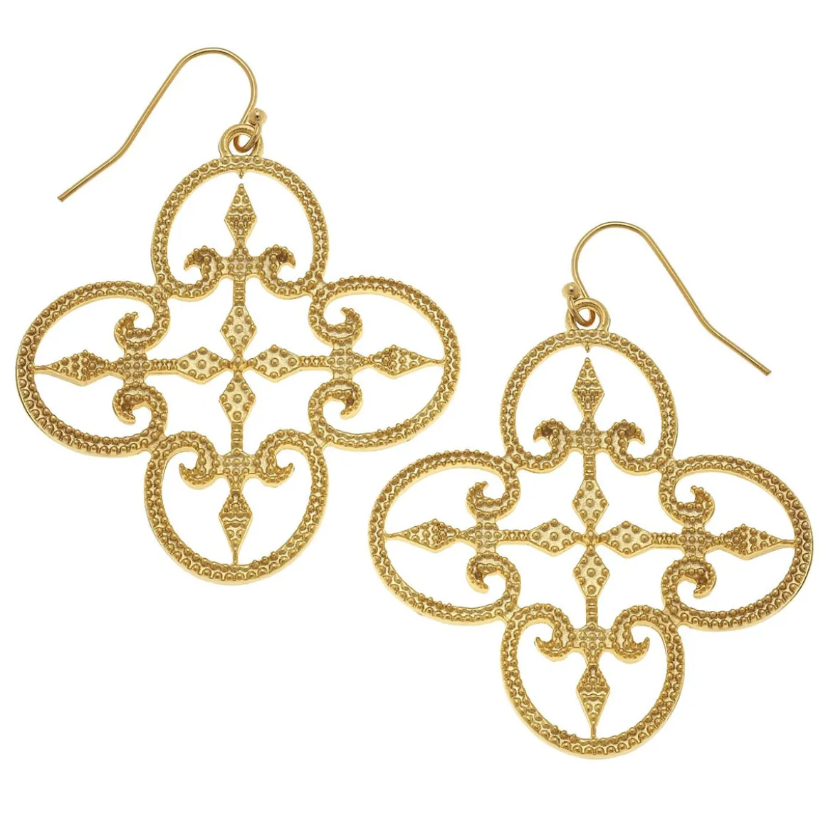 Filigree Clover Earrings