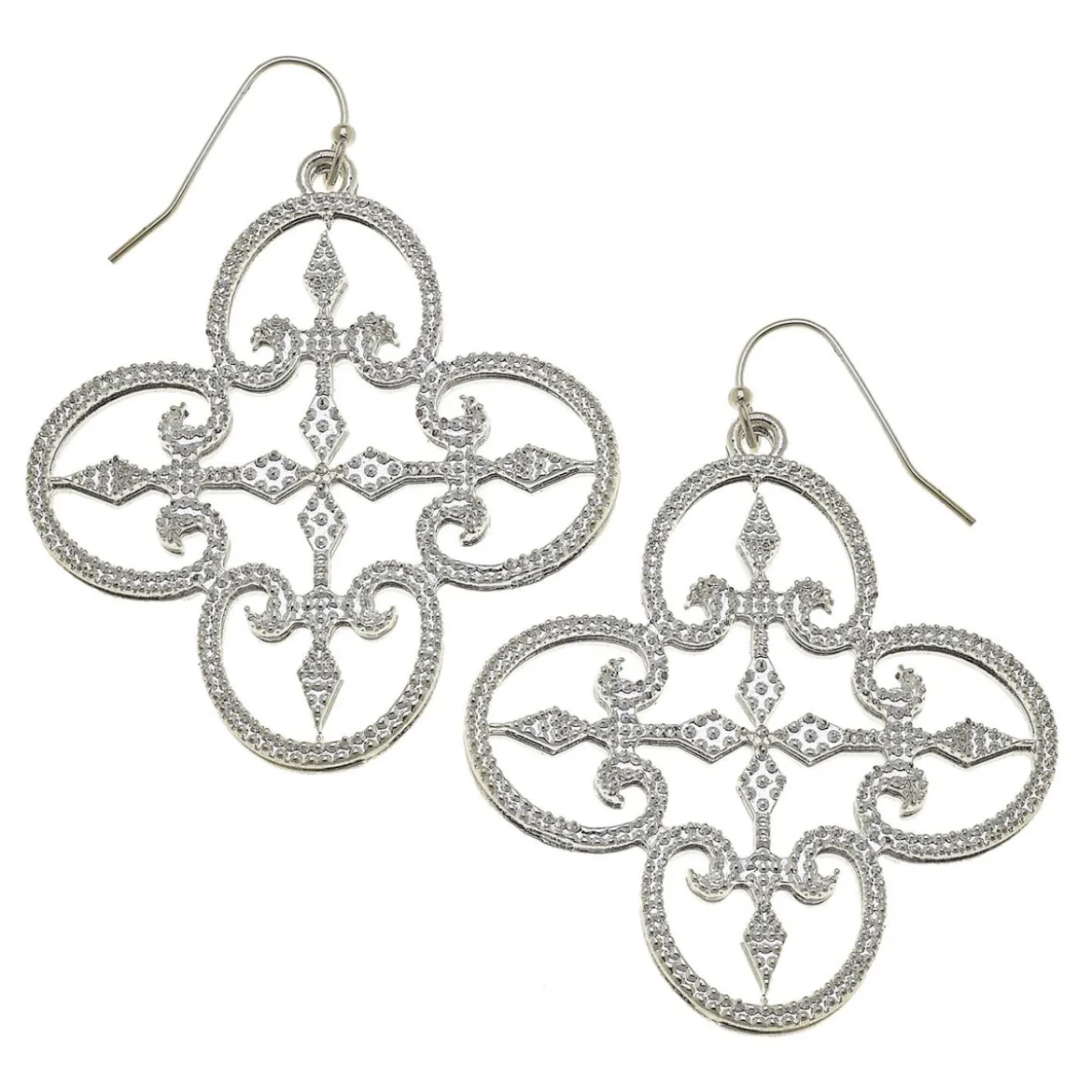 Filigree Clover Earrings