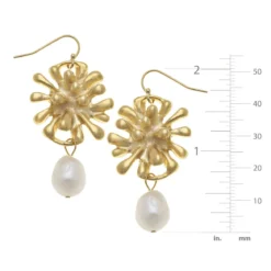 Firecracker Pearl Drop Earrings