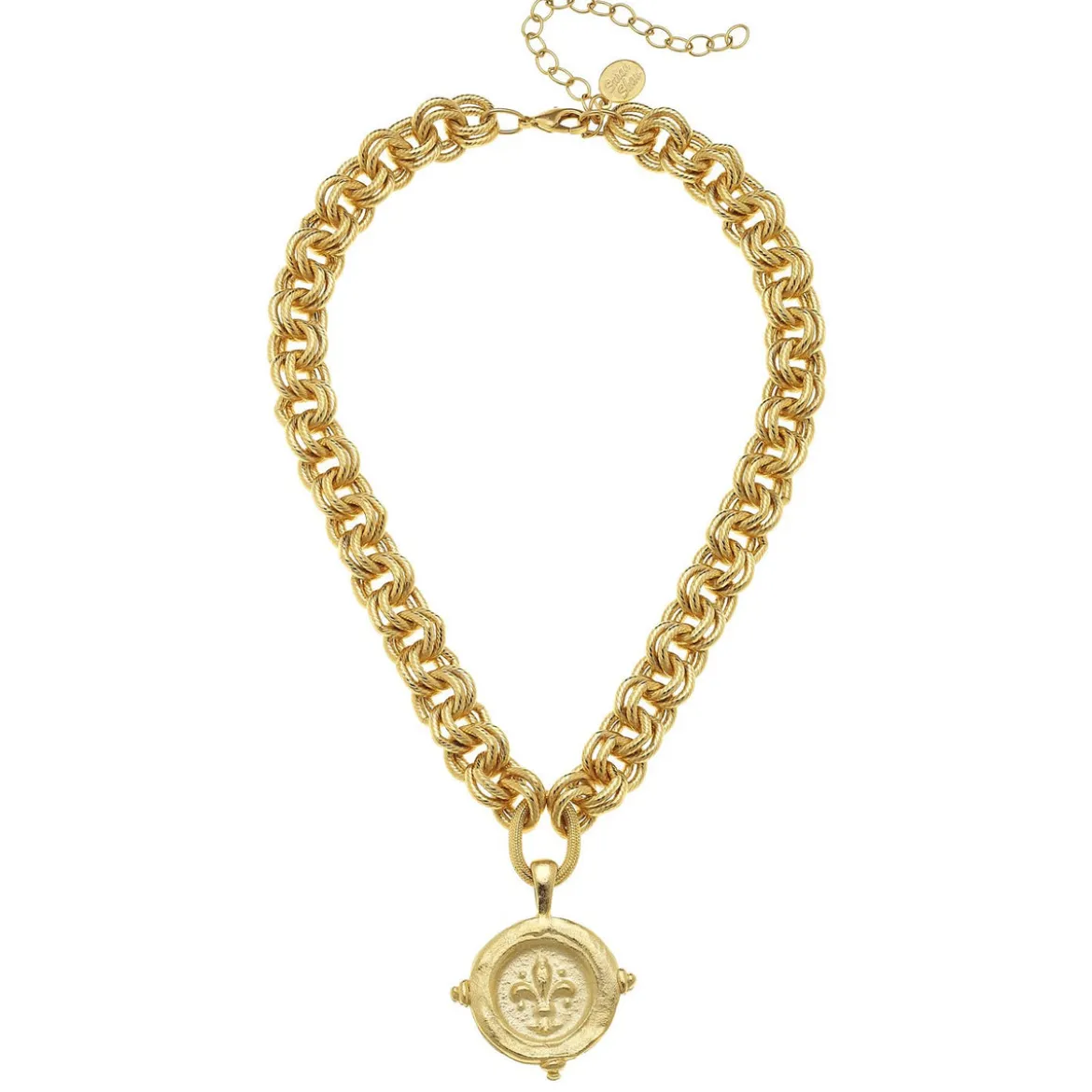 Fleur-De-Lis Intaglio Necklace
