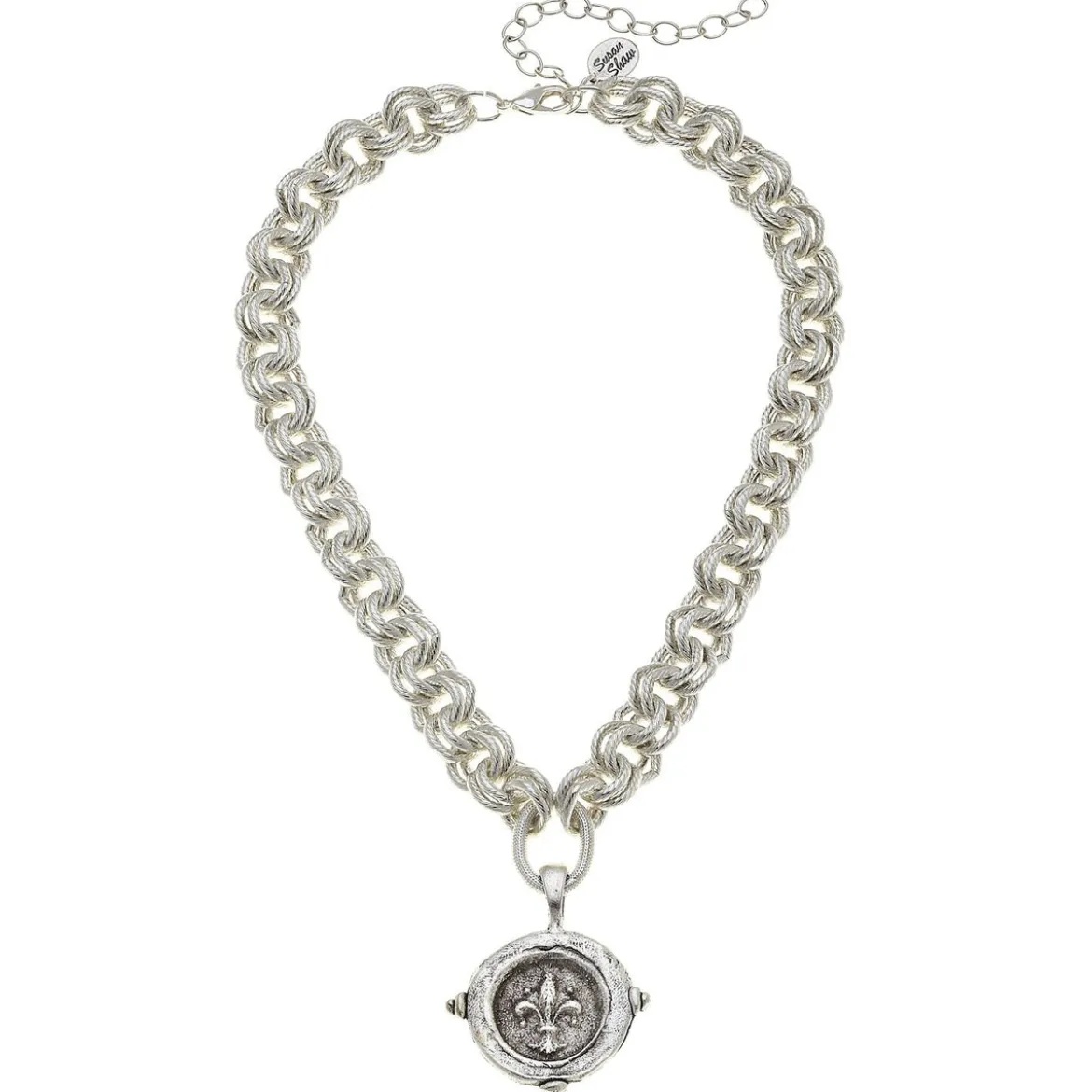 Fleur-De-Lis Intaglio Necklace