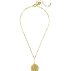 Franc Paperclip Necklace