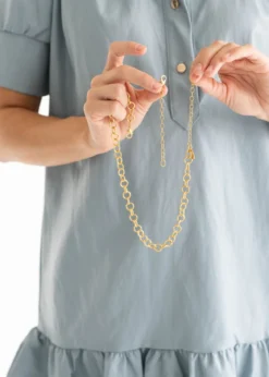 Gold Necklace Chain Extender