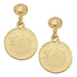 Greek Coin Earrings