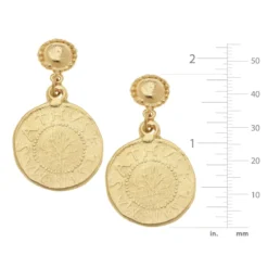 Greek Coin Earrings